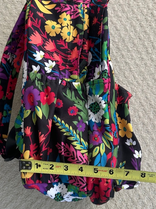 Vera Bradley Essential Large Canvas Backpack Hilo Meadow Floral Lightweight NWOT